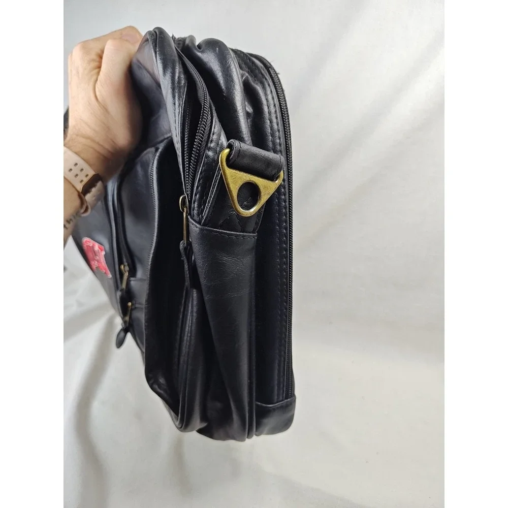 UNLV Mercury Luggage Black Briefcase Embroidered Logo Multi Pocket Portfolio Bag